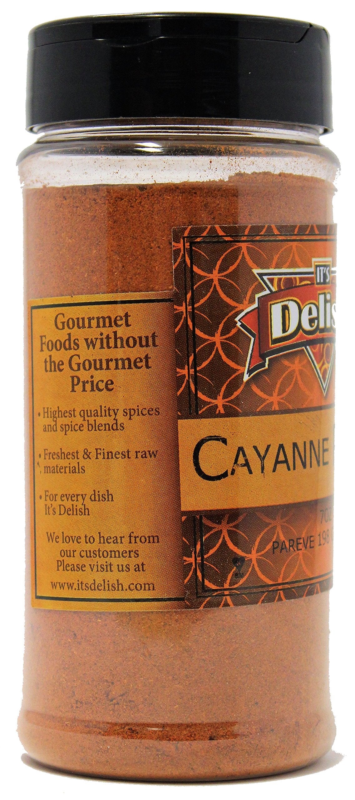 Cayenne Pepper By Its Delish (Medium Jar), 7 Oz