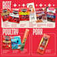 Cravekraft Beef Jerky Variety Pack - 16.6oz Original - Perfect Birthday Gifts for Men, Dads, and Brothers