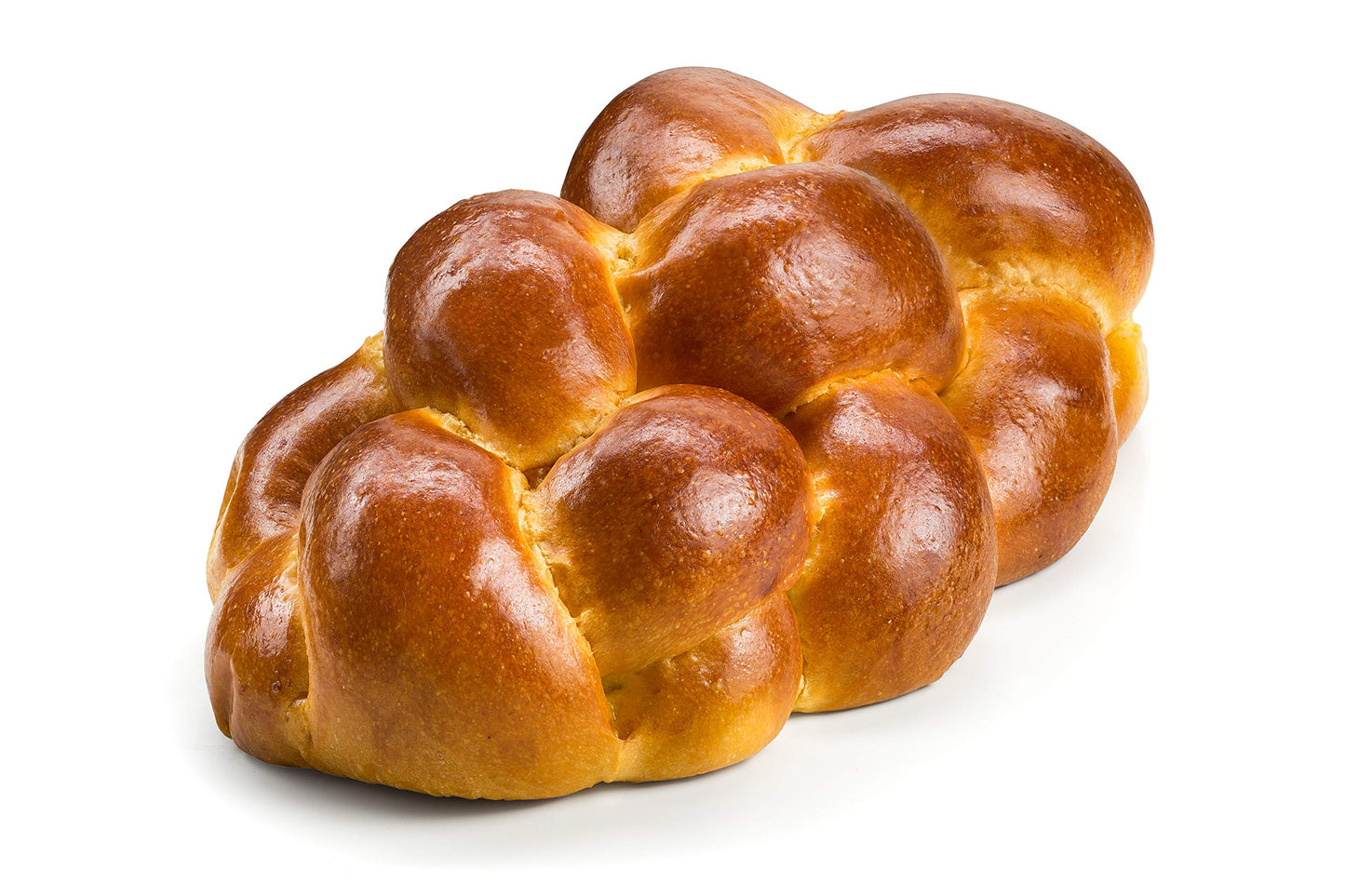 Traditional Braided Shabbat Challah Breads & Rolls | Fresh & Delicious | Great For Shabbat Or Any Holiday | 1 Challah Bread & 1