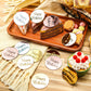 30 Pcs Acrylic Cupcake Toppers Happy Birthday Cake Disc Mirror Acrylic Cake Topper Engraved Personalized Cake Topper Mini Acryli