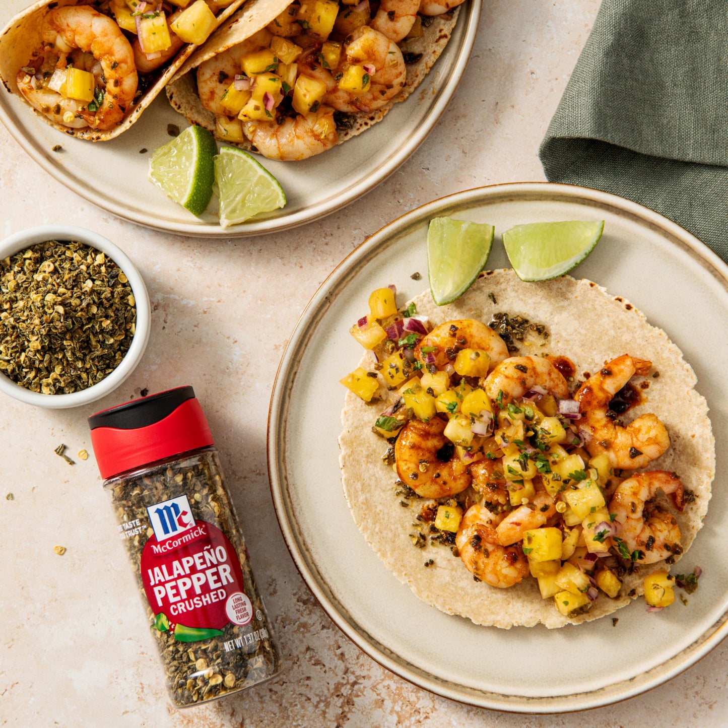 McCormick Crushed Jalapeo Pepper, 1.37 oz (Pack of 2)
