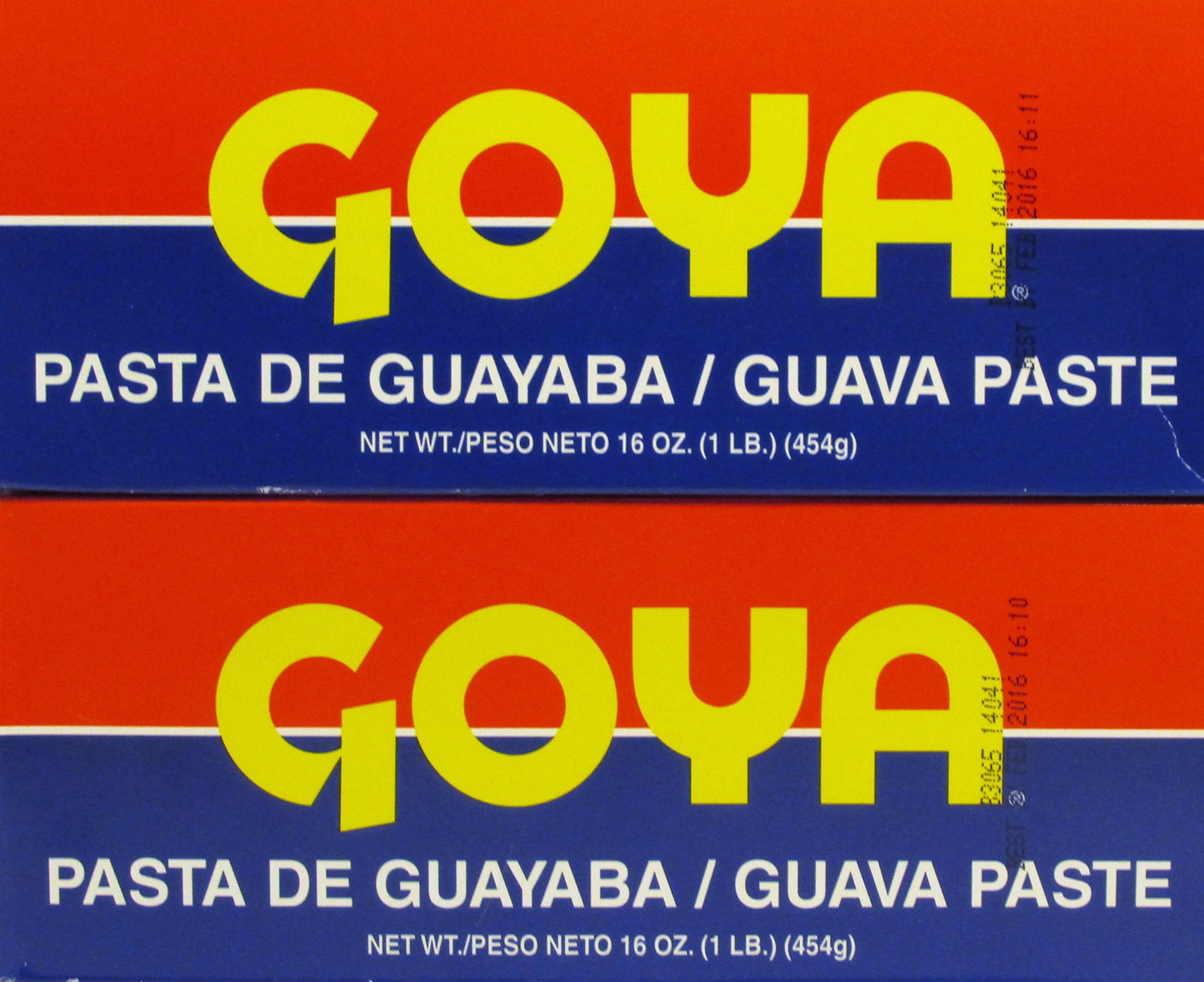Goya Guava Paste / Pasta De Guayaba 16 Oz (1 Lb, 454 G) Bars (2 Pack) by Goya
