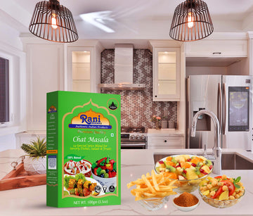 Rani Chat Masala (14 Spice Seasoning Salt) Tangy Indian Seasoning 3.5Oz (100G) ~ All Natural | No Msg | Vegan | No Colors | Glut