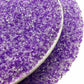 SE Si&Moos Purple and White Sanding Sugar Sprinkles White and Purple Sprinkles Sugar Rimmer for Cocktails, Edible Colored Sugars