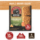 Kodiak Cakes Crunchy Granola Protien Snack Bars, Maple Brown Sugar, High Protein, 100% Whole Grains, 12 boxes with 6 pouches (14