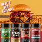 Fire & Smoke Society BBQ Rubs Variety Pack - 18-Pack Seasonings for Steak, Chicken, Burgers & Pulled Pork - 6 Ounce Each