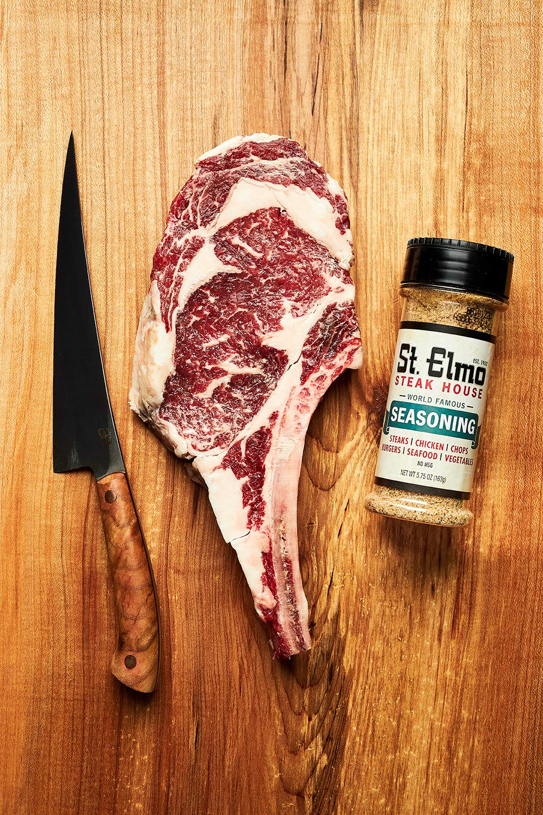 St Elmo Seasoning Rub for Steaks, Burgers, Chicken & Seafood - 5.75 oz, 12 Pack