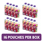 Happy Tot Organics Stage 4 Baby Food Pouches, Gluten Free, Vegan Snack, Love My Veggies, Fruit & Veggie Puree, Banana, Beet, Squ