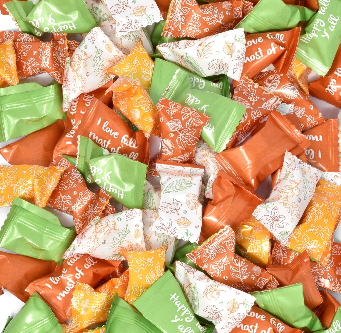 Gift Boutique Thanksgiving Fall Butter Mint Candies Bags 100 Count Individually Wrapped Autumn Mints Candy 13 Ounce Bag (368 g)