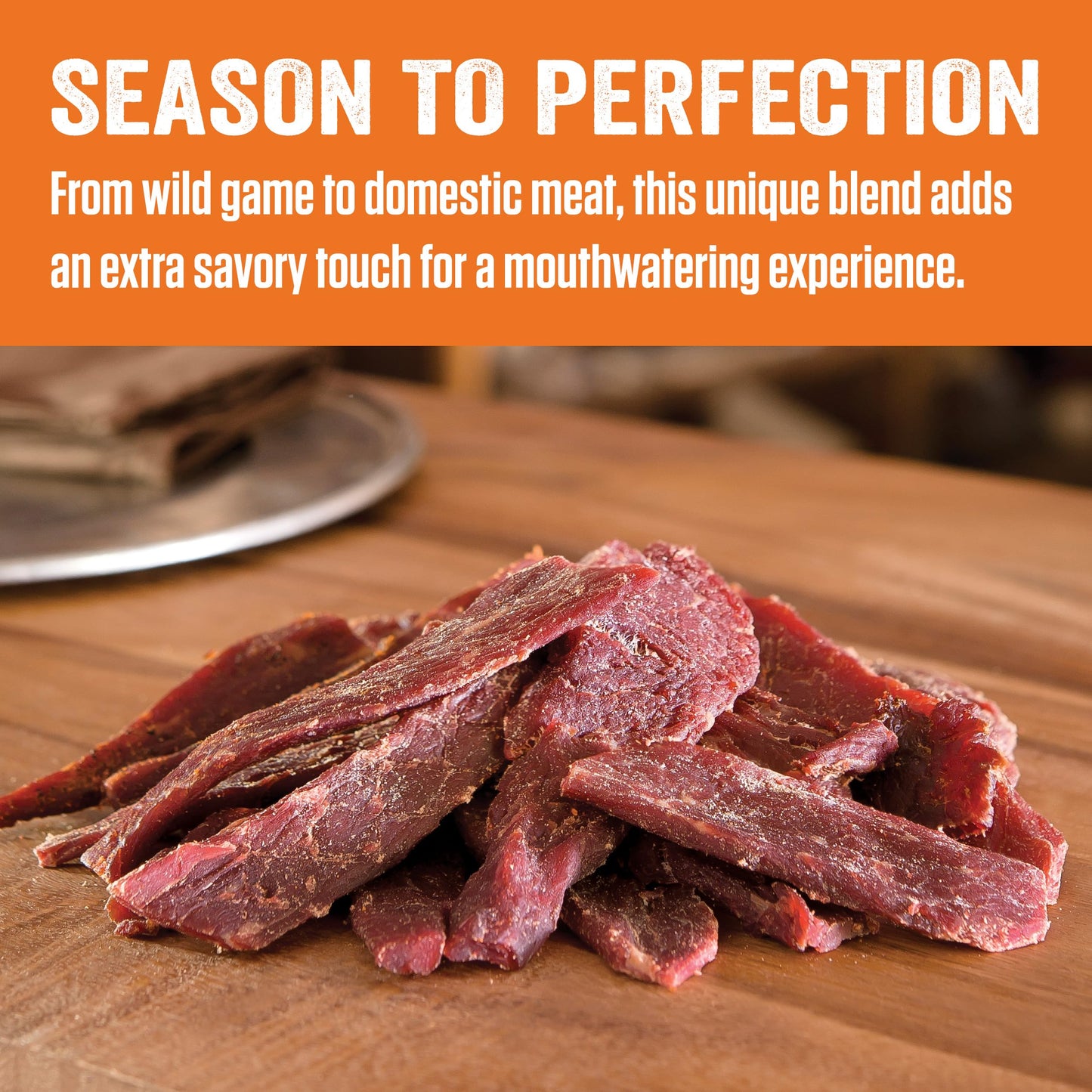 LEM Backwoods Reduced Sodium Jerky Seasoning, Ideal for Wild Game, 18.3 Ounce Packet, Seasons Up to 25 Pounds of Meat