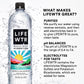 LIFEWTR Premium Purified Water, pH Balanced, Electrolytes, 33.8 Fl Oz, 1L, Pack of 6
