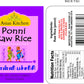 Asian Kitchen Ponni Raw Rice 20-Pound Bag, 20Lbs (9.08Kg) Short Grain Rice ~ All Natural | Gluten Friendly | Vegan | Indian Origin | Export Quality