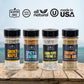 The Spice Lab Seafood Seasoning Set - 4 Pack - Smoky Maple, Shrimp Boil, Spicy Seafood, Lemon Pepper - 5.83 Ounce - Gift for Men or Dad