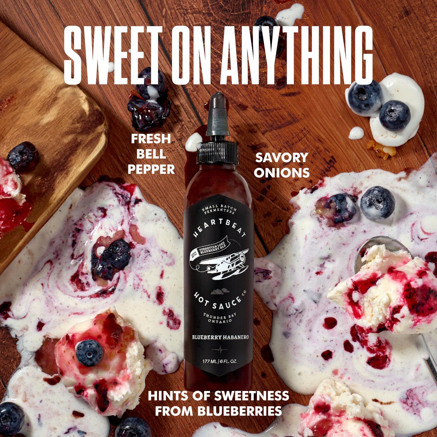 Heartbeat Hot Sauce Blueberry Habanero 5.98 Fl Oz Hot Sauce Pack of 1
