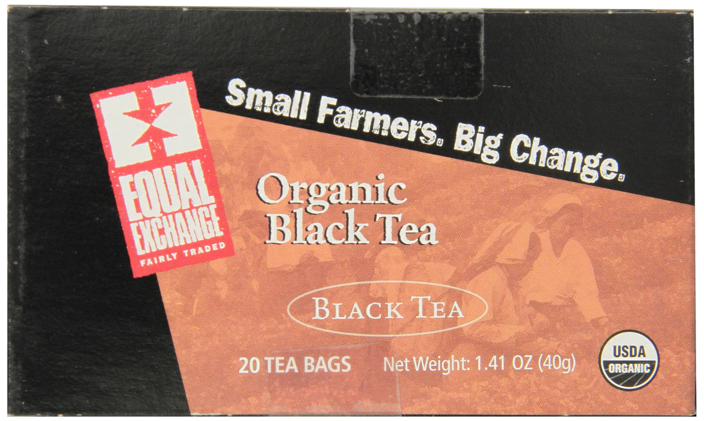 Equal Exchange Organic Black Tea, 20-Count