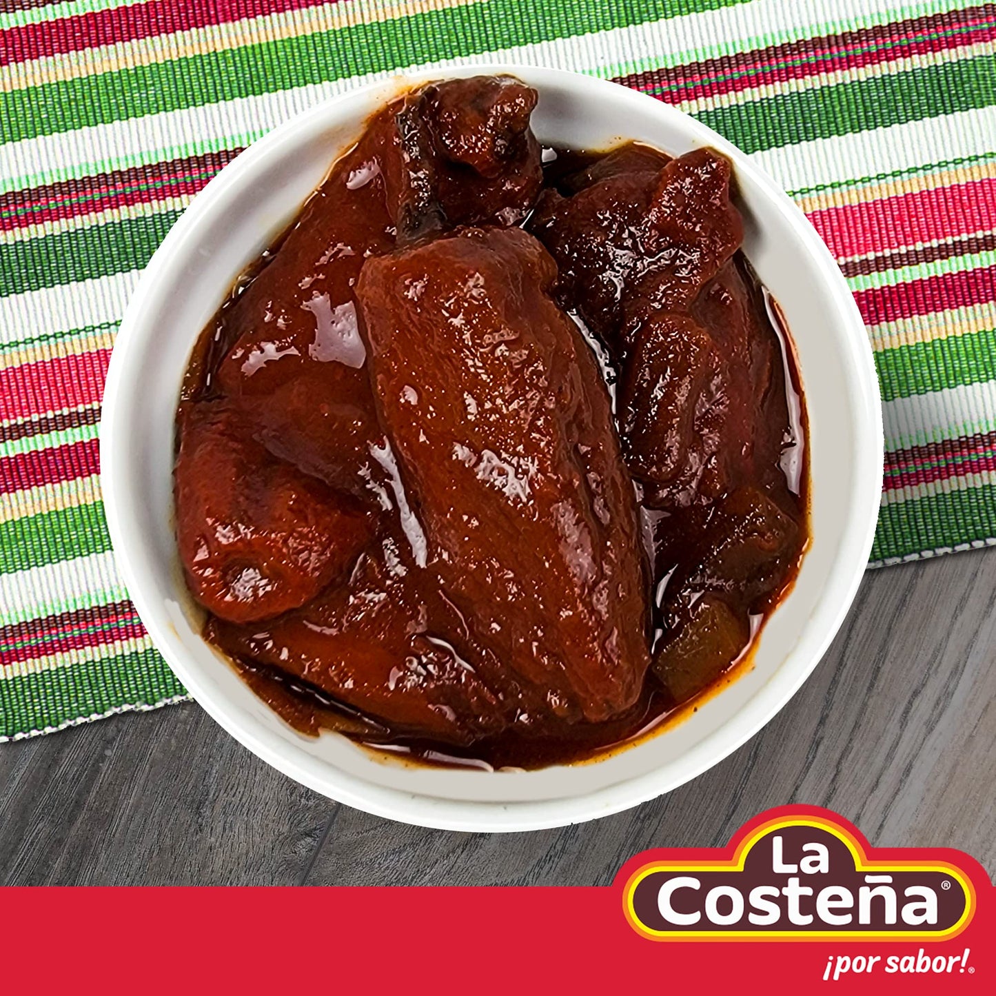 La Costeña Chipotle Peppers in Adobo Sauce, Smoked Spicy, 7oz, Pack of 6