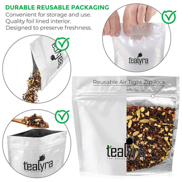 Tealyra - Spicy Chili Pepper Chai - Black Tea - Ginger - Cardamom - Cinnamon - Vanilla - Warm Spicy Loose Leaf Tea - 112G (4-Oun