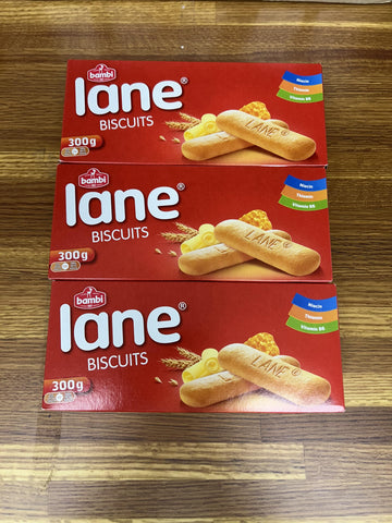 Bambi Lane Ground Biscuits, 3 Pack, 900g Total, 10.58 Ounce Each, Ideal for Snacking