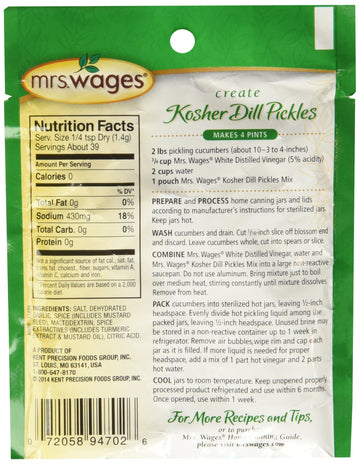 Pickle Mix Refrigerator Kosher