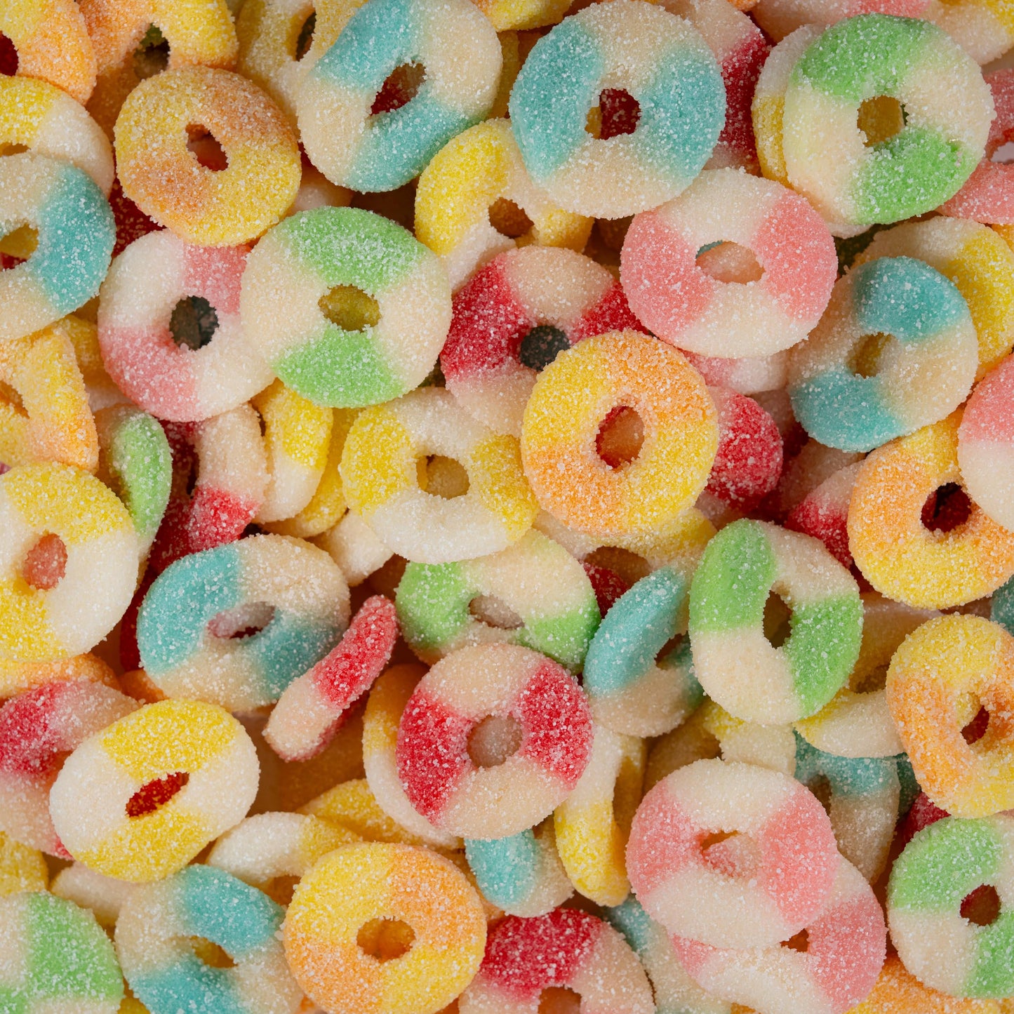 Smarty Stop Mini Sour Gummy Rings Candy GummiRoos (Assorted, 2.2 Pound (Pack of 1))