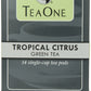 Java One Tropical Citrus Green Tea Ooh Pods, 14-Count Pods (Pack Of 6)
