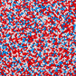 Cobakey Patriotic Sprinkles For Baking, 4Th Of July Sprinkles For Cupcakes, Red White And Blue Nonpareils Candy Perfect For Inde