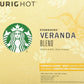 Starbucks Coffee K-Cup Pods, Veranda Blend, Blonde Roast Coffee, Notes Of Toasted Malt & Milk Chocolate, Keurig Genuine K-Cup Pods, 32 Count (Pack Of 3)