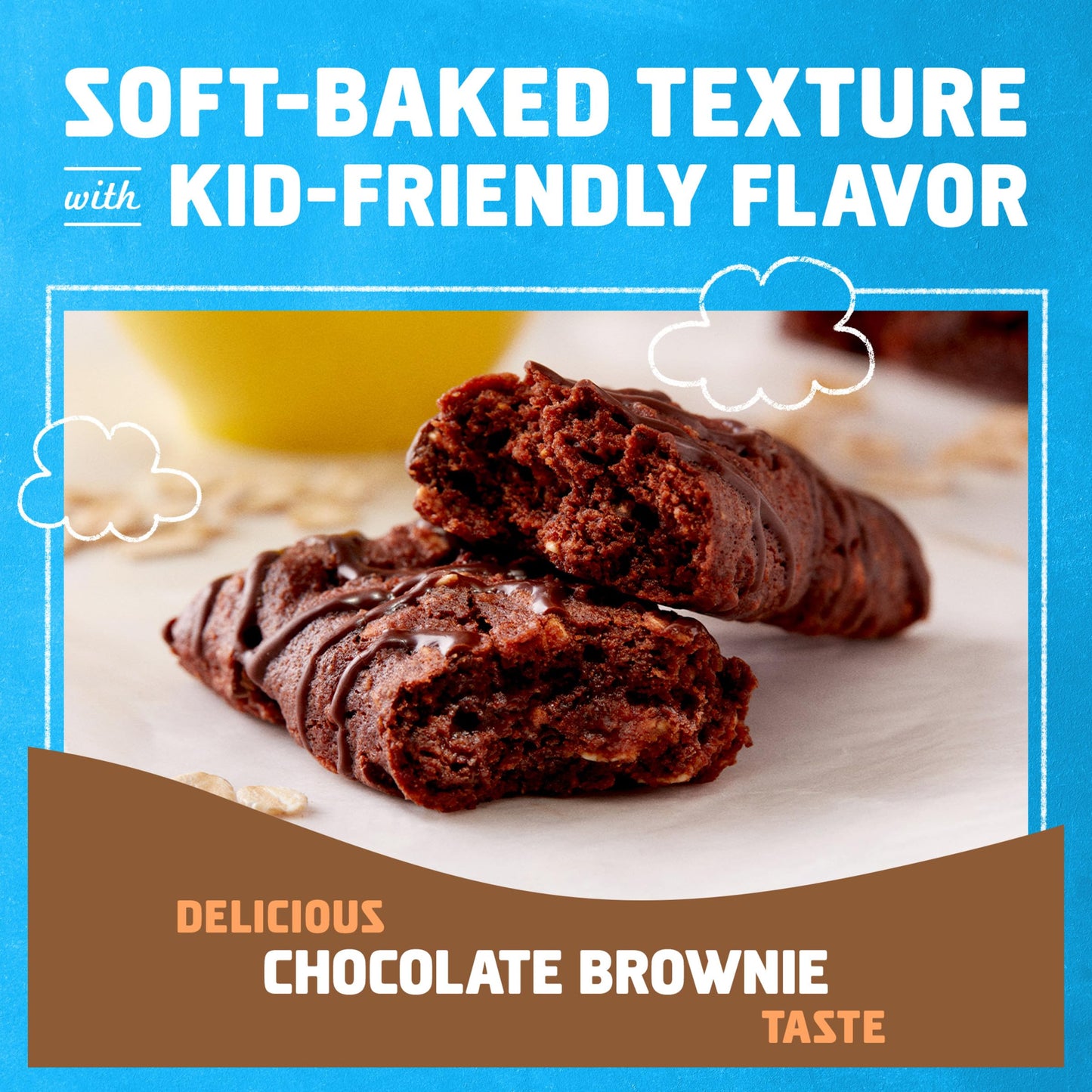 Clif Kid Zbar - Chocolate Brownie - Soft Baked Whole Grain Snack Bars - Usda Organic - Non-Gmo - Plant-Based - 1.27 Oz. (12 Pack)