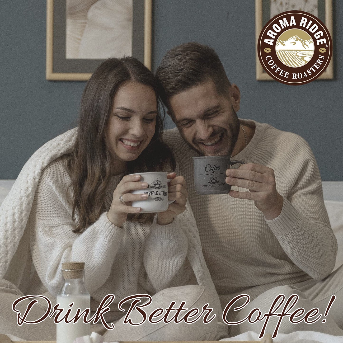 Aroma Ridge, Toasted Coconut Flavored Coffee, 16 Ounces Whole Bean