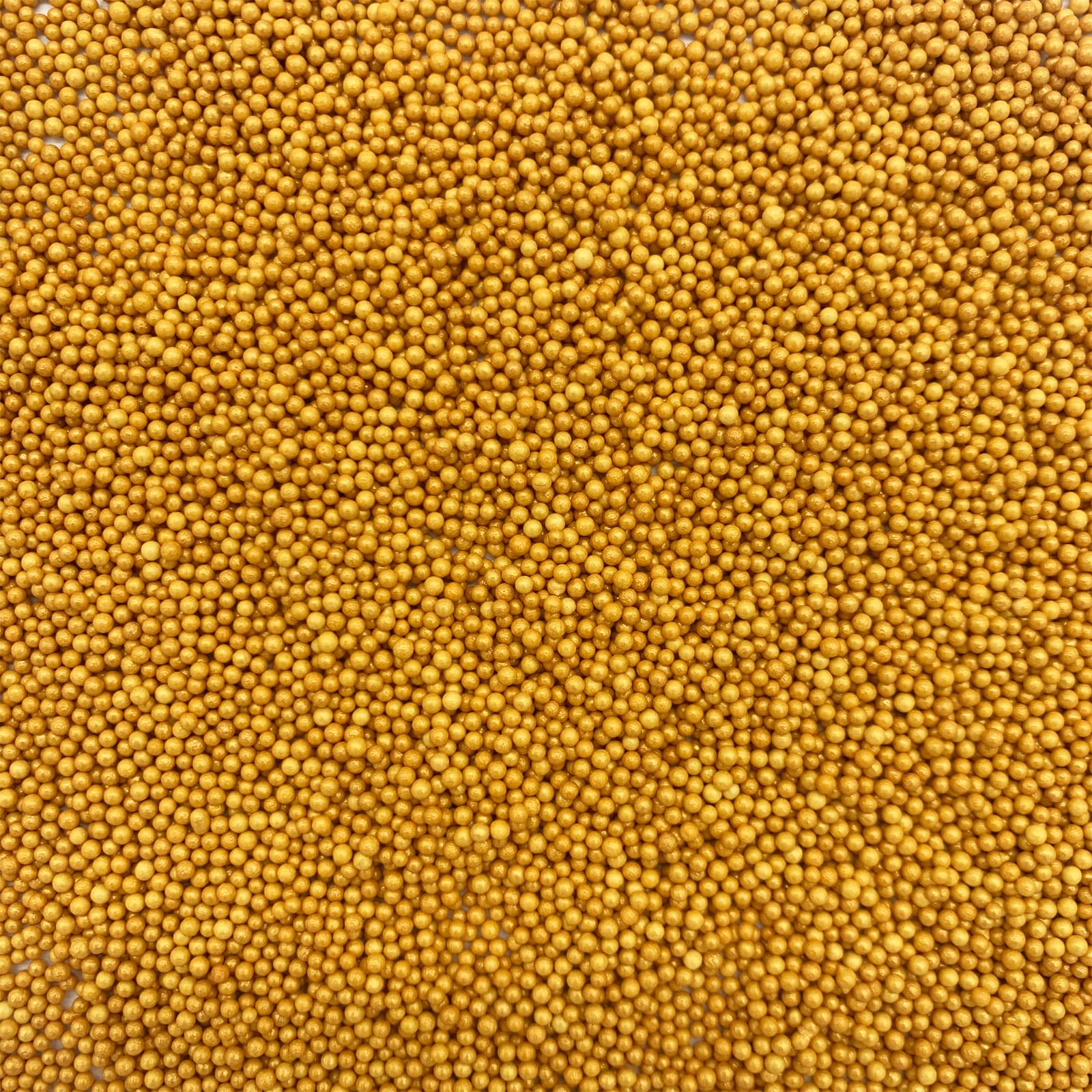 Gold Sprinkles Edible Candy Mini Pearls Cupcake Cake Toppers, Celebrations Candy Pearls Shaker Jar Wedding Shower Party Cake Dec