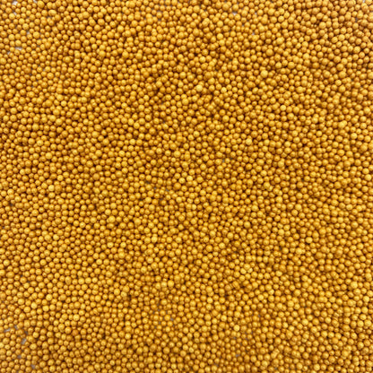 Gold Sprinkles Edible Candy Mini Pearls Cupcake Cake Toppers, Celebrations Candy Pearls Shaker Jar Wedding Shower Party Cake Dec