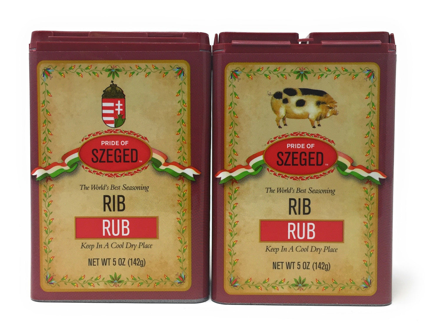 Szeged - Rib Rub / Gourmet Rub / 2 -5 Oz. Tins