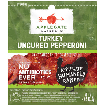 Applegate Natural Uncured Turkey Pepperoni 4Oz