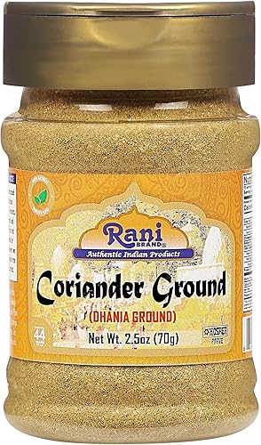 Rani Coriander Ground Powder (Indian Dhania) Spice 2.5Oz (70G) Pet Jar ~ All Natural | Salt-Free | Vegan | No Colors | Gluten Fr