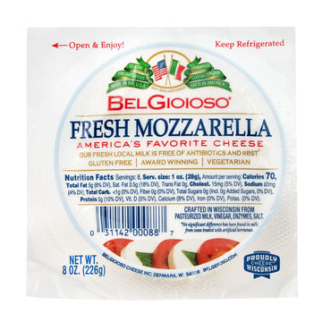 BelGioioso, Fresh Mozzarella, Ball, 8 oz