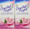 Crystal Light On The Go Pink Lemonade Drink Mix, 10 ct, pack of 2