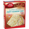 Betty Crocker Super Moist Rainbow Chip Cake Mix, 15.25 Oz (Pack Of 12)