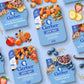 Gerber Toddler Food, Baby Food, Breakfast Oatmeal With Barley, Vanila Berry Flavor, Cereal, Iron Helps Support Brain Development, 8 Pack