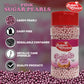 Bakers Choice Edible Pearls - Metallic Pink Sprinkles - Dairy Free - Kosher - 3 oz.