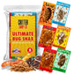 Jerky-n-Spice Edible Bugs 6-Pack, Flavored Larvae Snacks, Mixed Multi-Pack