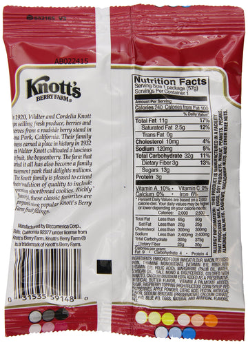 Kontt'S X27;S, Bsc59636, Biscomerica Raspberry Cookies, 2 Ounce (Pack Of 36) (59636)