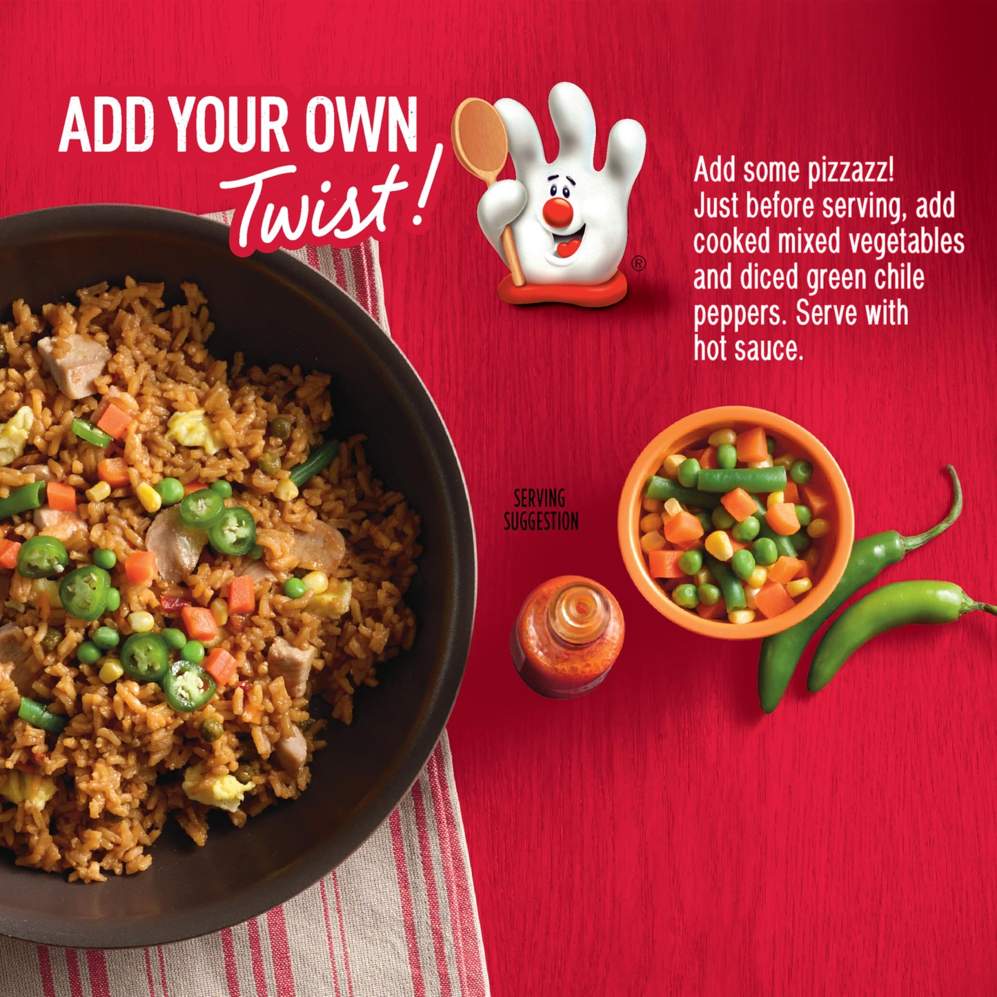 Chicken Helper Chicken Fried Rice, 7.0 Ounces, 12 Per Case