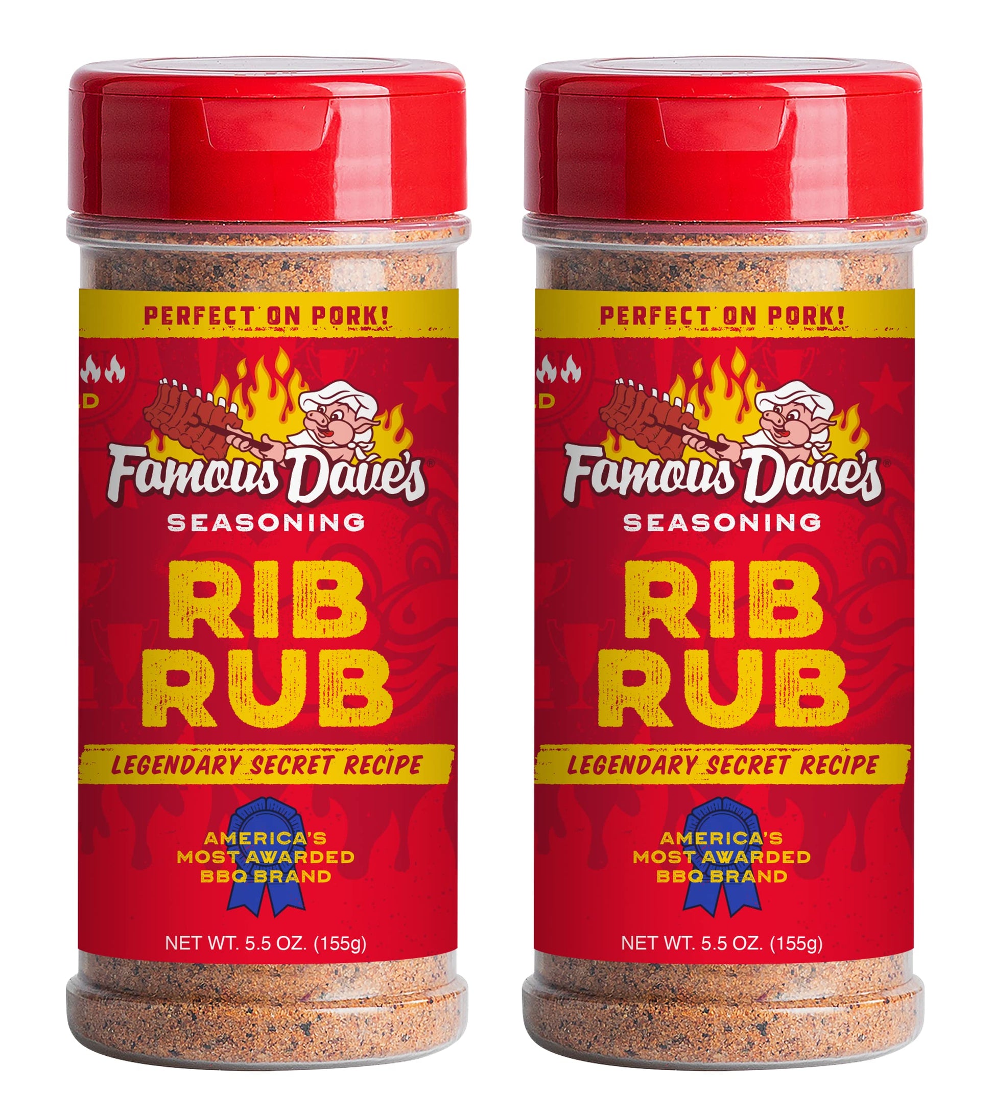Famous Dave's - 2 pck, Rib Rub Seasoning (11 oz.)
