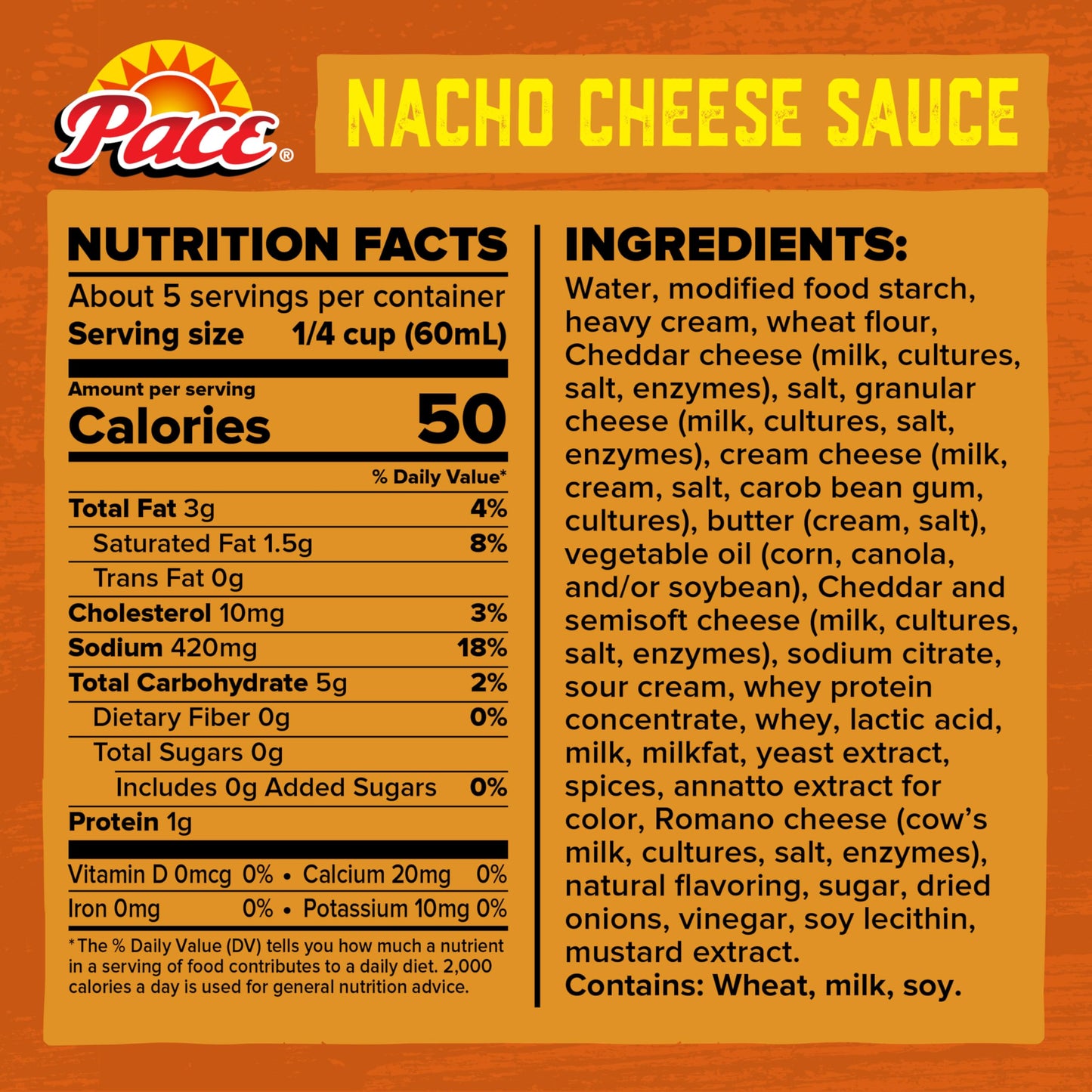 Pace Mild Nacho Cheese Sauce, 10.5 oz (12 Count)