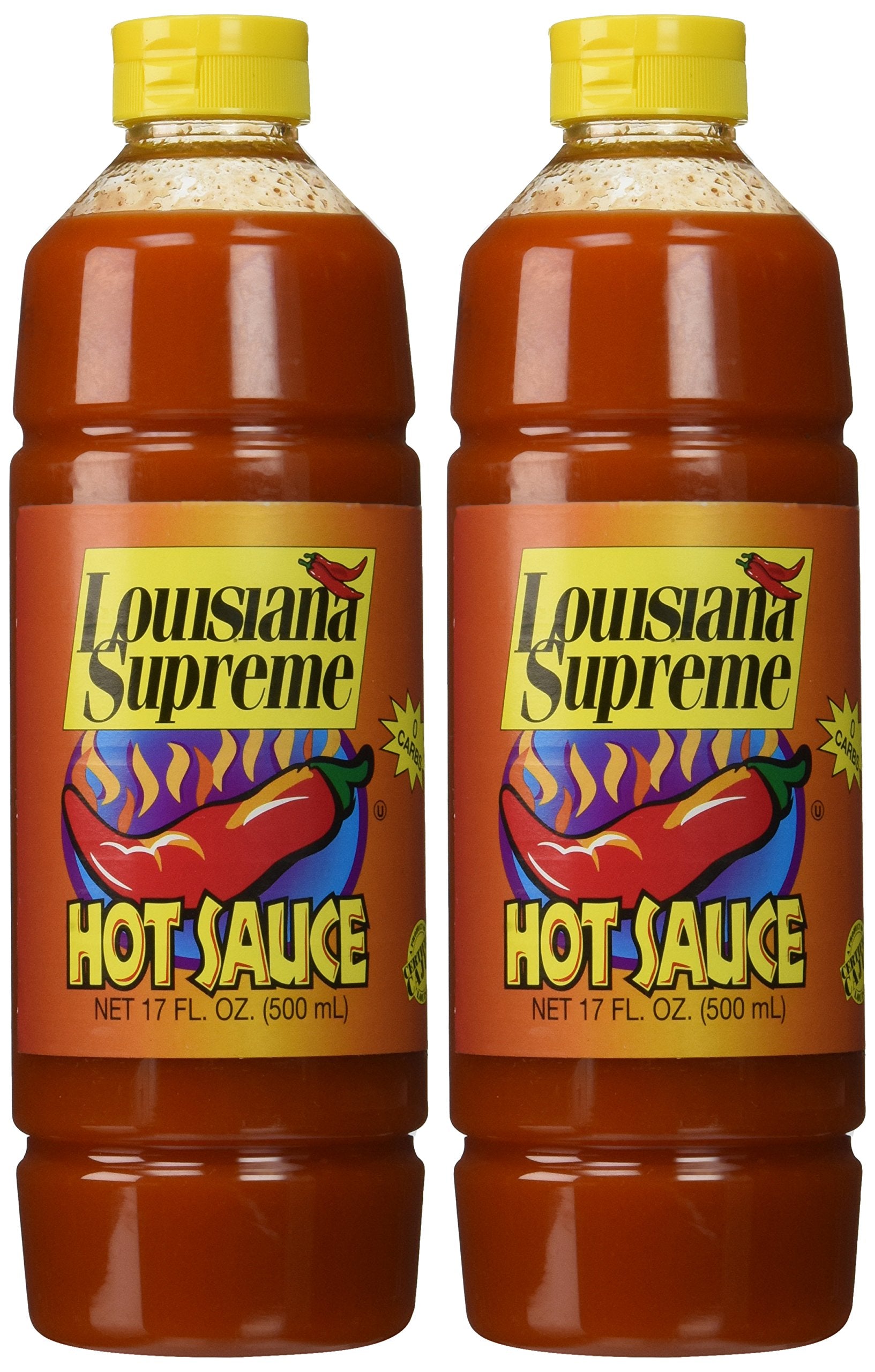 Louisiana Supreme Hot Sauce - 2 of 17 oz bottles