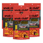 Snak Club Tangy Chili Snack Mix, Mild Spicy Snacks, 4.5 oz Resealable Bag (6 Count)
