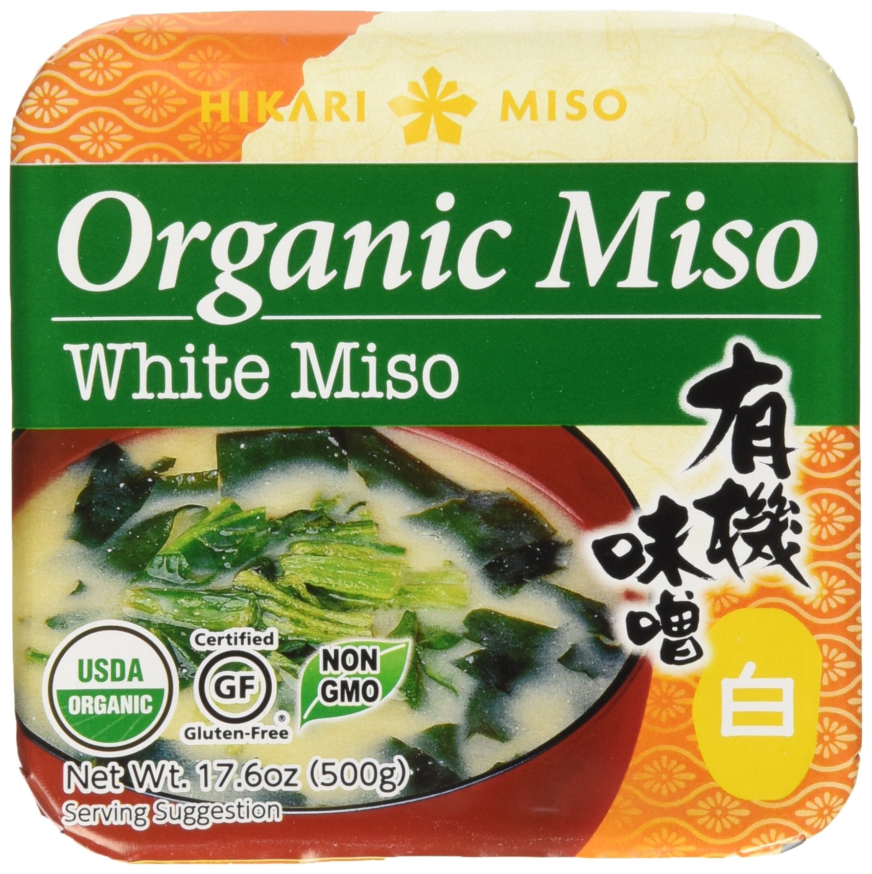 Hikari Organic Miso Paste, White, 17.6 oz