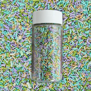 Confect Rainbow Sprinkles I Custom Blend Jimmes I Multicolor Decorative Toppings for Baking I Cake and Cupcake Decorations I Edi