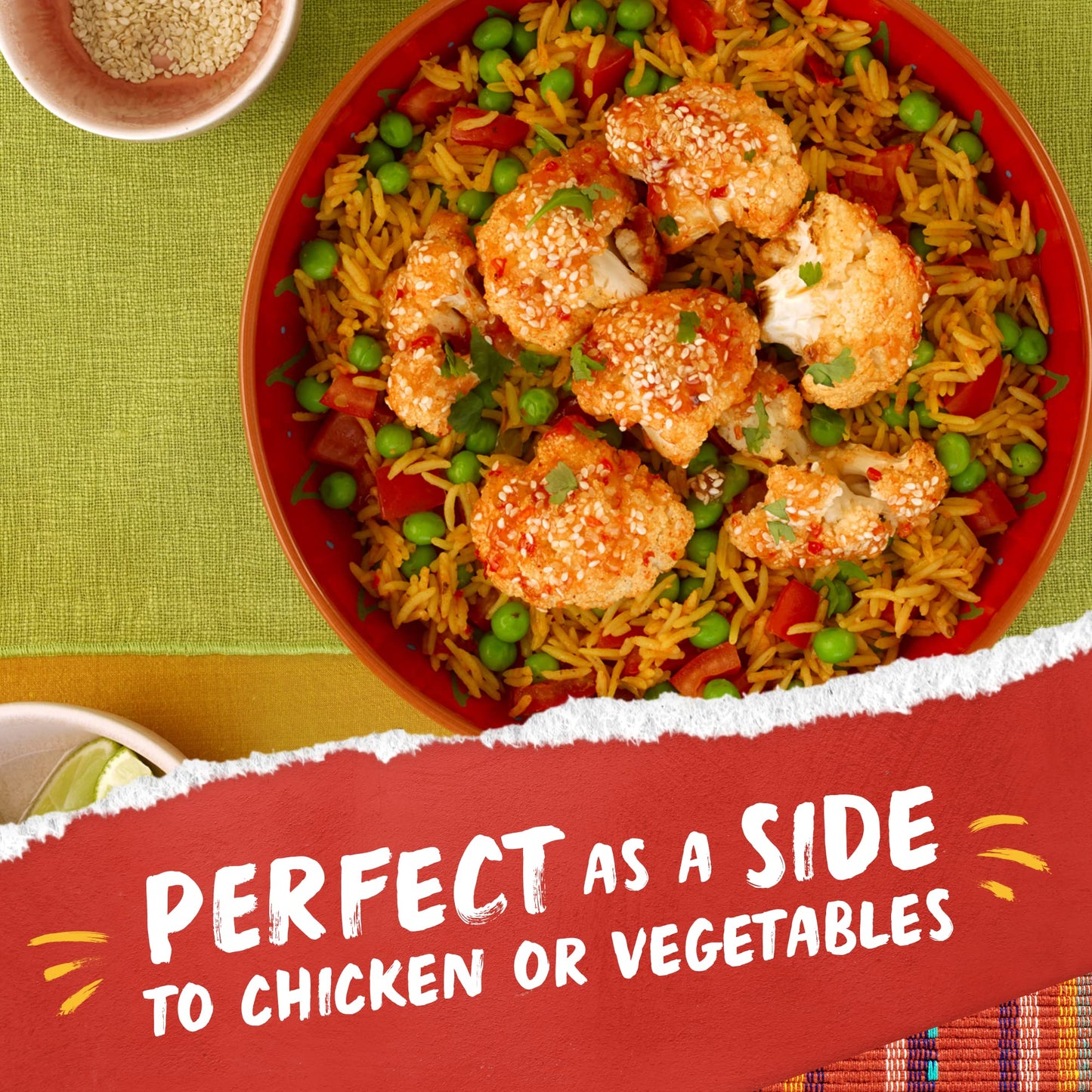 Tilda Ready To Heat Peri Peri Rice, No Artificial Colors, Flavors Or Preservatives, Vegan & Vegetarian Friendly, Gluten Free & Non-Gmo, 8.5 Ounce (Pack Of 6)