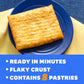 Pillsbury Bacon Toaster Scrambles, Frozen Breakfast Pastries, Value Size, 8 Ct, 14.4 oz